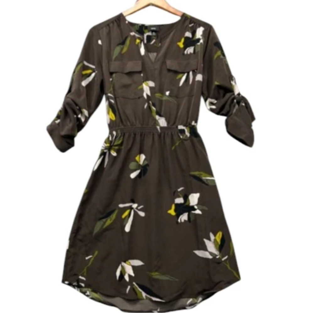 Mossimo Duttj Floral Print Midi Dress